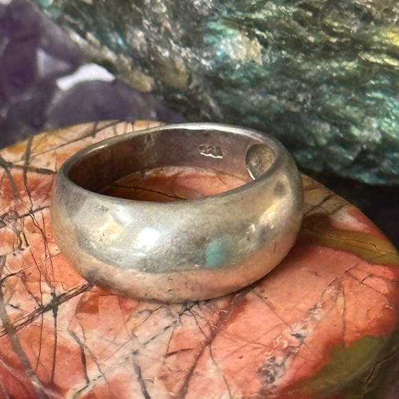 Vintage graduated sterling silver ring - Picture 2 of 10